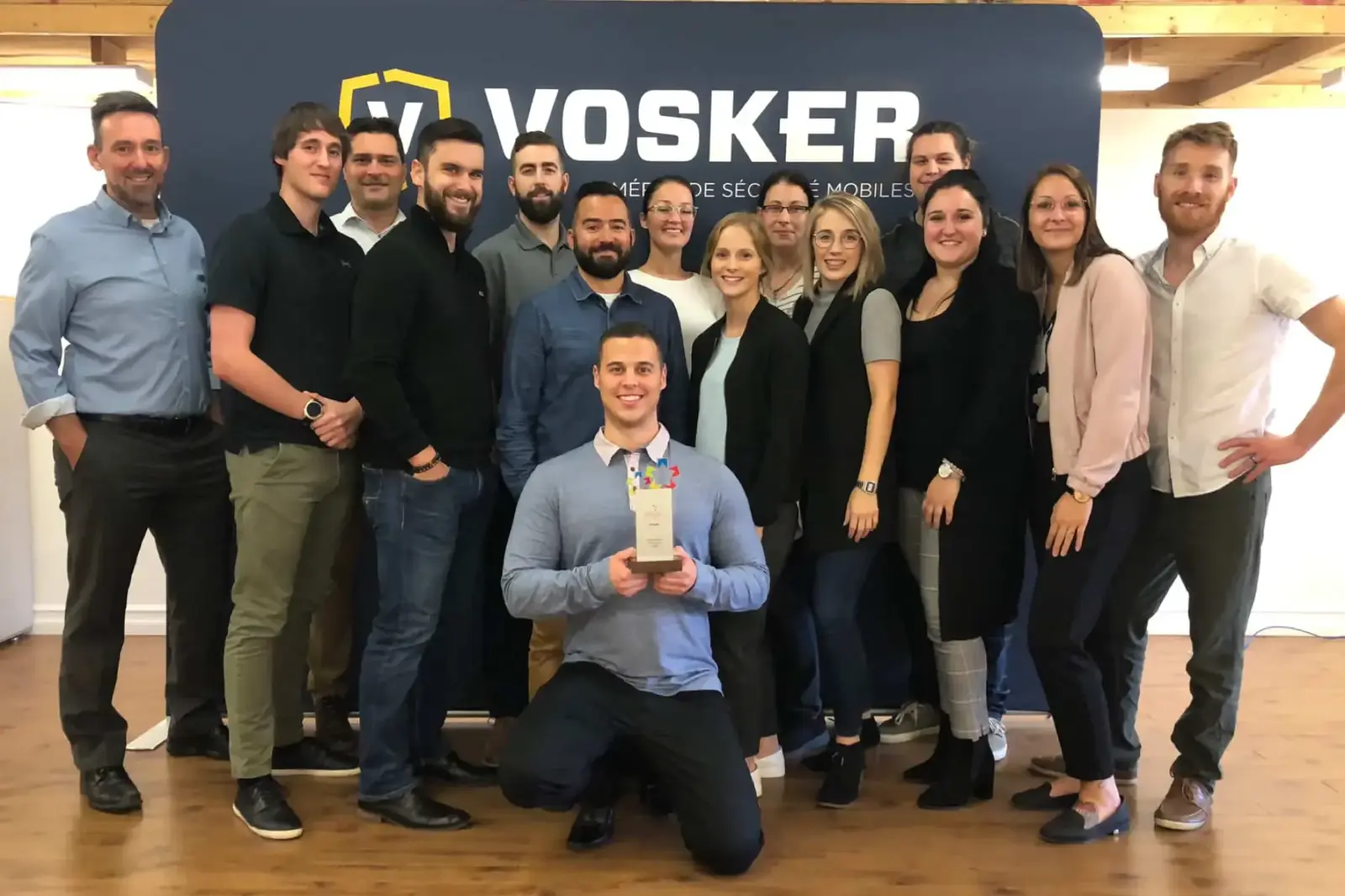 Équipe de Vosker rassemblée